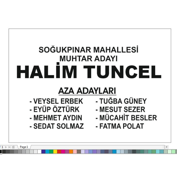 Muhtar Oy Pusulası 1000 Adet - Mahalle Muhtarlığı Seçimi - 4