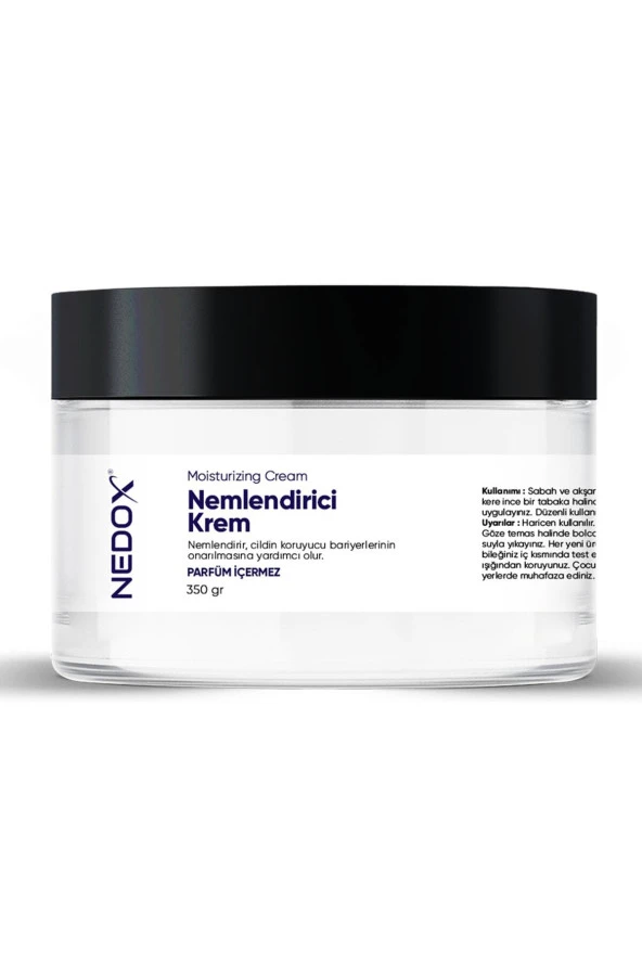 Nedox Nemlendirici Krem Kuru Ciltler Seramid Ve Hyalüronik Asit Içerikli Yüz Vücut 350gr - 5