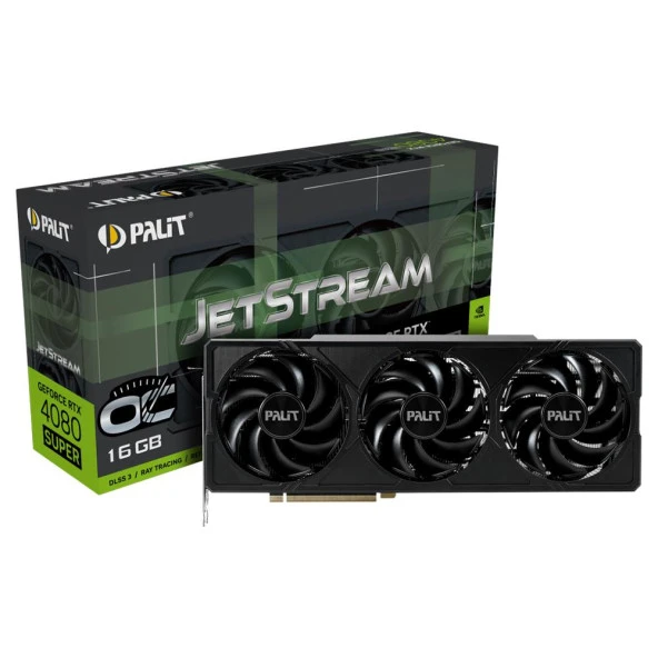 Palit Nvidia GeForce RTX4080 SUPER Jetstream OC 16GB 256Bit GDDR6X Ekran Kartı (NED408SS19T2-1032J)