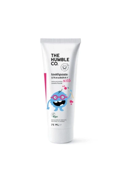 The Humble Co Kids Diş Macunu Çilek Aromalı 75 ml - Resim 2