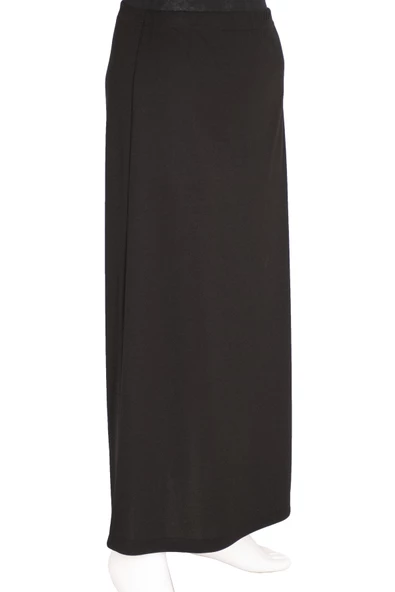 Eray Kadın Gönül Scuba Krep Astarsız Dar Kalem Siyah Etek - 3