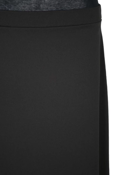 Eray Kadın Gönül Scuba Krep Astarsız Dar Kalem Siyah Etek - 2
