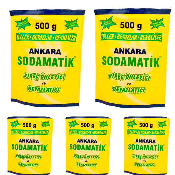 ANKARA SODAMATİK (500 Gr x 5 Adet)