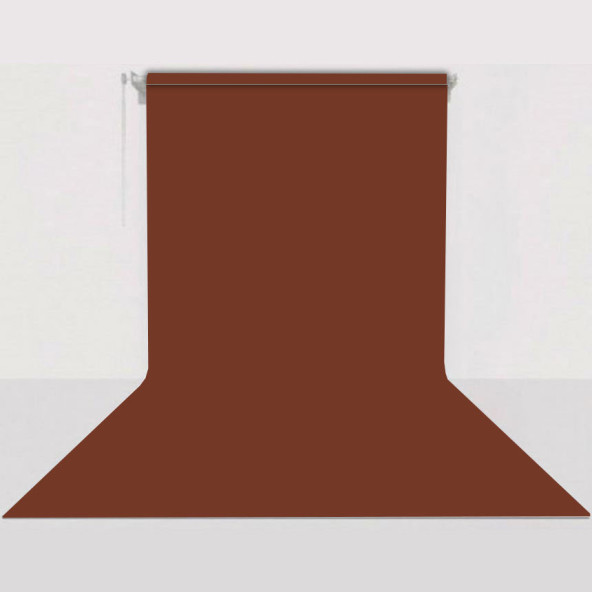 Gdx Sabit (Tavan & Duvar) Kağıt Sonsuz Stüdyo Fon Perde (Chestnut) 2.70x11 Metre