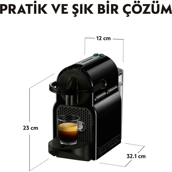 Nespresso Inissia D40 Black Espresso Makinesi