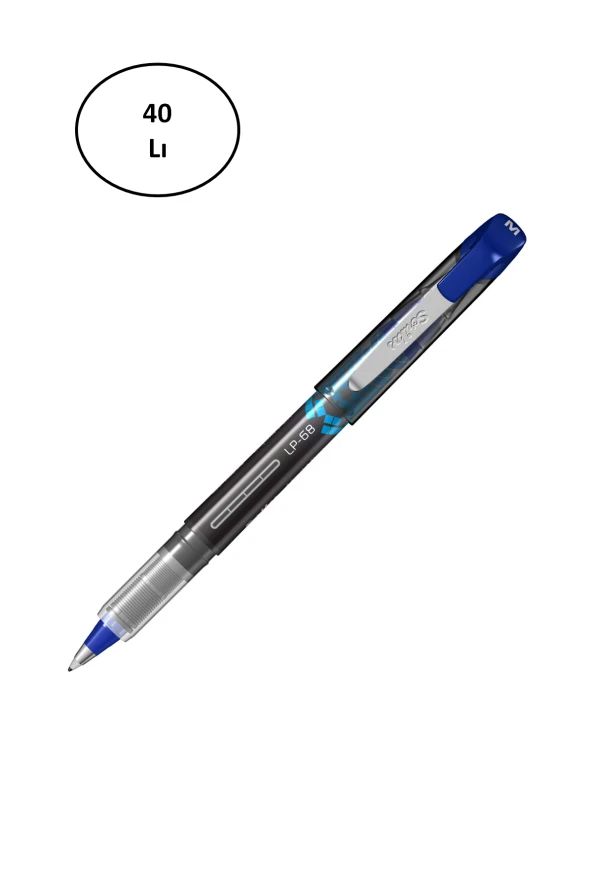 Scrikss Lp 68 Liquid Pen Mavi 40lı - 2