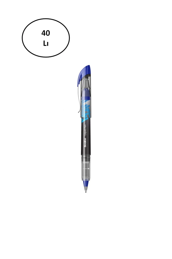 Scrikss Lp 68 Liquid Pen Mavi 40lı - 3