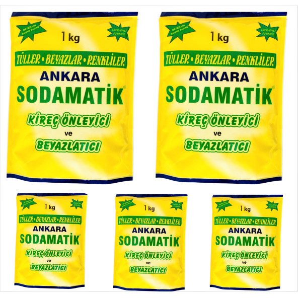 ANKARA SODAMATİK (1 Kg x 5 Adet)