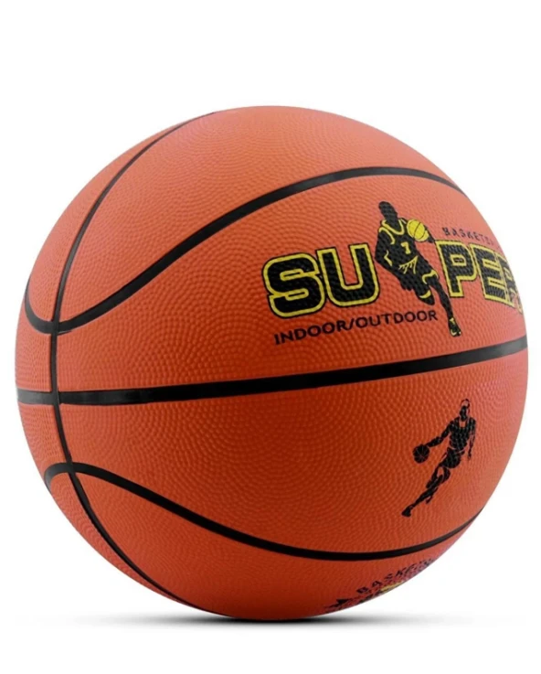 Turuncu Basketbol Topu 5 Numara Pompa Hediyeli İç Dış Mekan - 2