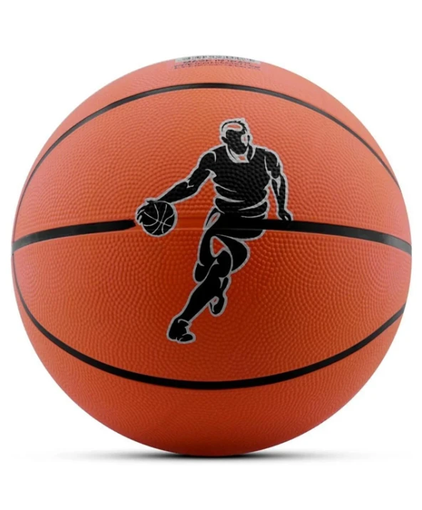 Turuncu Basketbol Topu 5 Numara Pompa Hediyeli İç Dış Mekan - 3