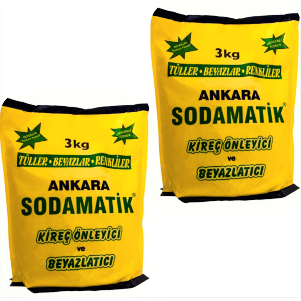 ANKARA SODAMATİK (3 Kg x 2 Adet)