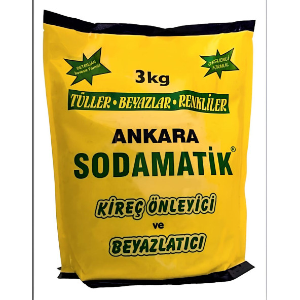 ANKARA SODAMATİK (3 Kg x 6 Adet (KOLİ) - 3