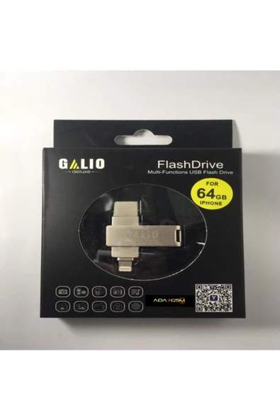 GALIO Apple Iphone 64gb Usb Flash Bellek Disk Bilgisayar Ve Iphone Için Tasarlandı - 3