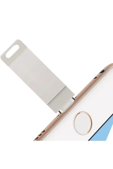 ucuzmi Iphone Uyumlu Flash Bellek Otg 64gb Flash Bellek Telefon Bilgisayar Veya Veri Aktarma Ve Depolama - Resim 2