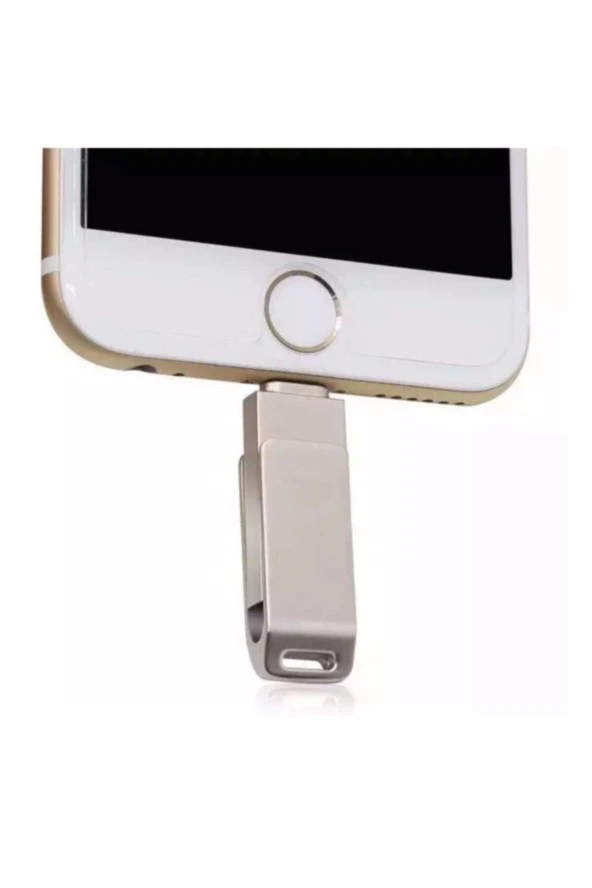 Metal 3.0 64 Gb Iphone Lightning Usb Ipad I-Flash Otg Flaş Bellek - 3