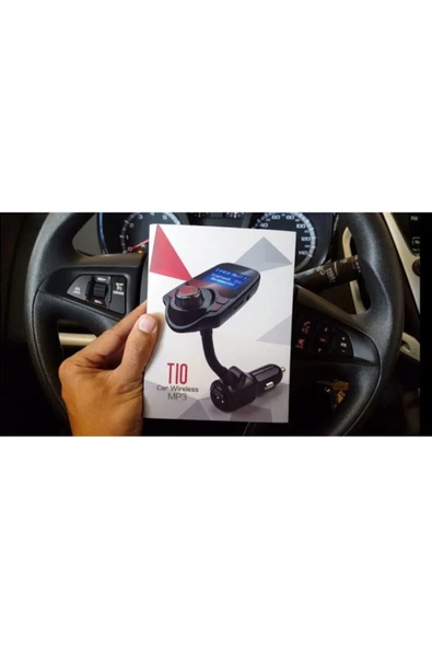 Kingboss T10 Wireless Bluetooth Araç Kiti Usb Girişli Fm Transmitter - 3