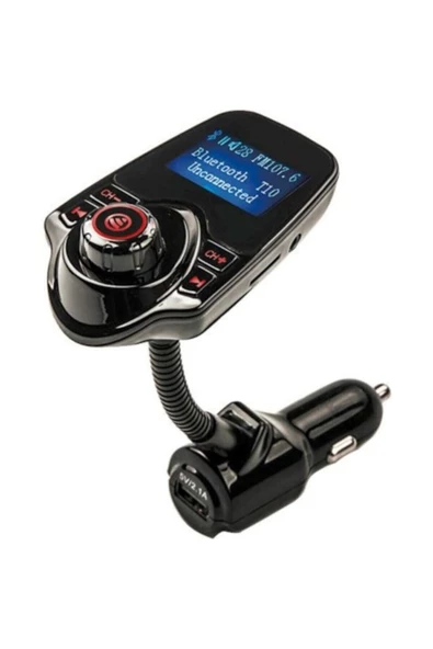 Kingboss T10 Wireless Bluetooth Araç Kiti Usb Girişli Fm Transmitter