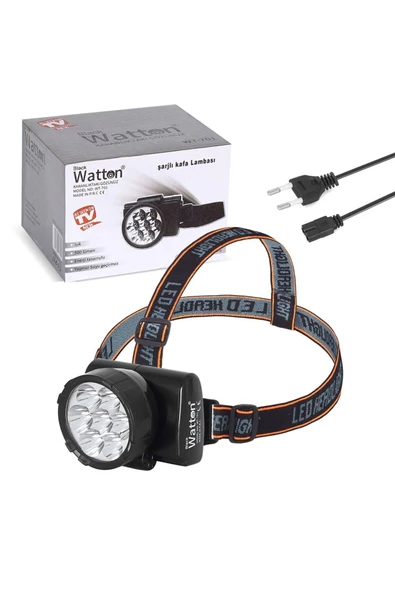 Watton 7 LEDLİ ŞARJLI BARET KAFA LAMBASI WATTON WT-701 ürün görseli
