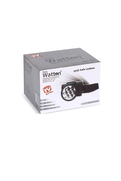 Watton 7 LEDLİ ŞARJLI BARET KAFA LAMBASI WATTON WT-701 - Resim 3