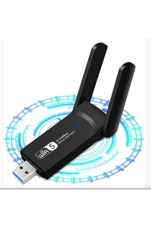 AC1300 Mbps Dual Band USB 3.0 Adaptör Kablosuz Wifi Alıcı