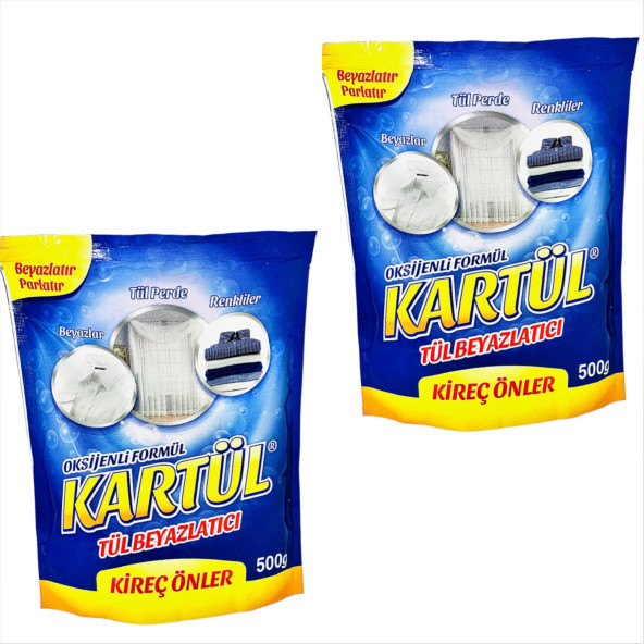 KARTÜL TÜL BEYAZLATICI (2'Lİ PAKET)