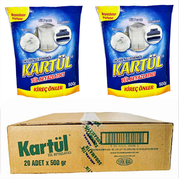 KARTÜL TÜL BEYAZLATICI (500 Gr KOLİ)