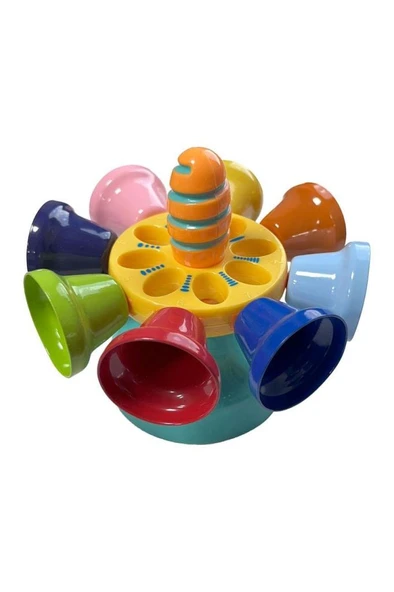 Midex HB-40 Çocuklar İçin Eğitici Oyuncak EL Zil Seti 8 Notalı EL Zili Notalarla Ana Okulu ürün görseli 1