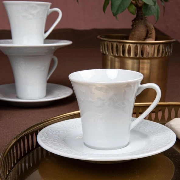 Güral Bahar Dalı 6 Lı Kahve Fincan Takımı - 3