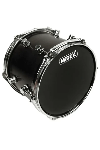 Midex DR-20BK Siyah Renk 20 İnç Kick Bateri Davul Derisi Drumhead 20 inch (50.80 cm) - 2