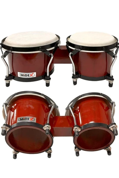 Midex BG-230 Özel İşçilik Kırmızı Bongo Siam Meşesi Doğal Deri - Resim 2