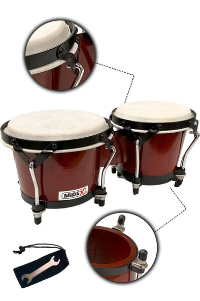 Midex BG-230 Özel İşçilik Kırmızı Bongo Siam Meşesi Doğal Deri ürün görseli