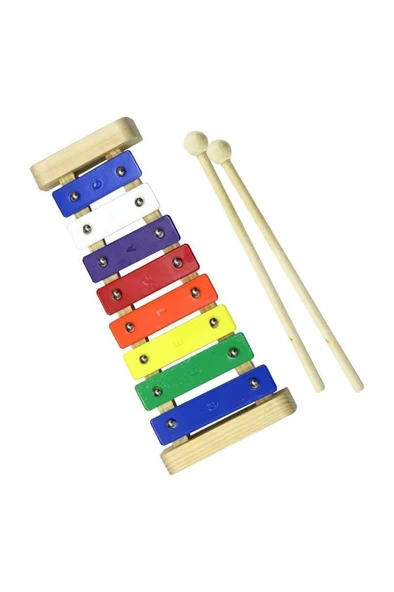 Midex Orf-KSL-8 Örf Aletleri Ksilofon 8 Nota Ton Ahşap Gerçek Tonlar - Resim 2