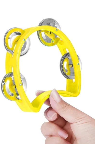 Midex Orf-TF-05YL Örf Aletleri Zilli Tef Sarı (1 Adet) ürün görseli 1