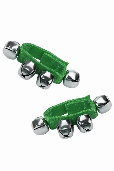 Midex Orf-PLT-04GR Örf Aletleri Ritim Seti Bilek Zili Yeşil (1 Çift) ürün görseli