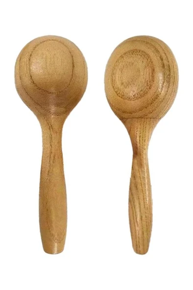 Midex Orf-SP-25 Örf Aletleri Gerçek Ağaç Marakas Kaliteli Maracas 2 Adet (Çift) - Resim 2