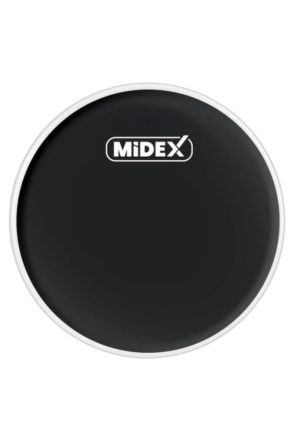 Midex DR-8BK Siyah Renk 8 İnç Bateri Davul Tom Derisi Drumhead 8 inch (20.32 cm)