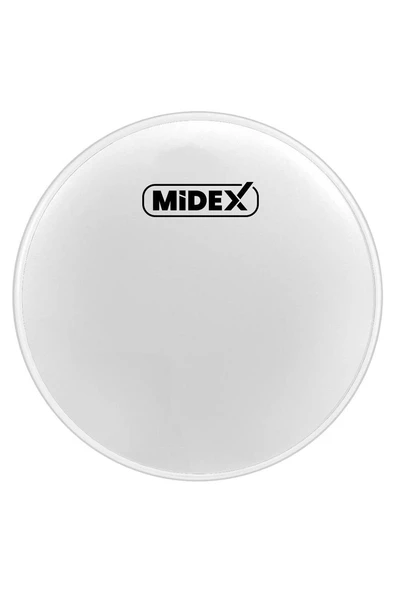 Midex DR-22WH Beyaz Renk 22 İnç Kick Bas Bateri Davul Derisi Drumhead 22 inch (55.88 cm)