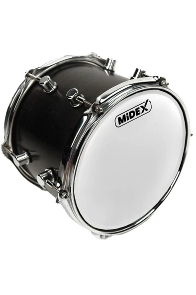 Midex DR-8WH Beyaz Renk 8 İnç Bateri Davul Tom Derisi Drumhead 8'' inch (20.32 cm) - Resim 2