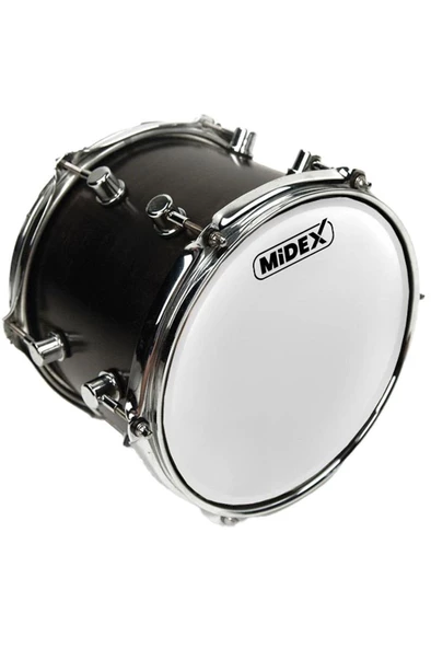 Midex DR-10WH Beyaz Renk 10 İnç Bateri Davul Derisi Drumhead 10 inch (25.4 cm) - 2