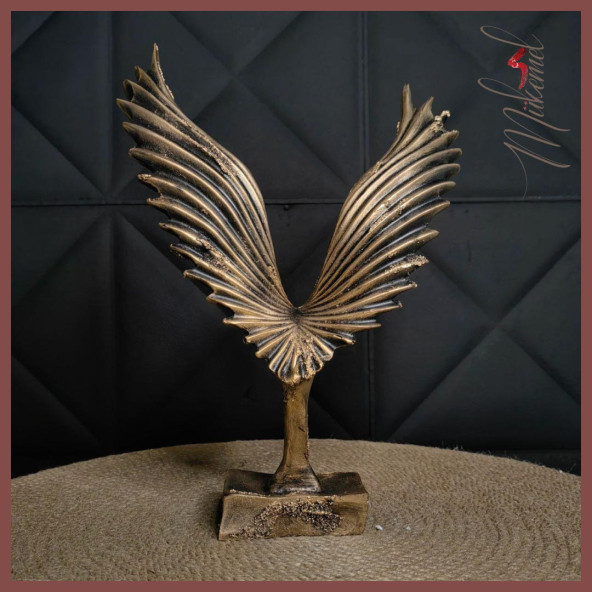 Anka Kuşu Heykeli Figür Dekoratif Obje Ve Biblo Masa Dekorasyon Salon Ofis Aksesuarları - Resim 7