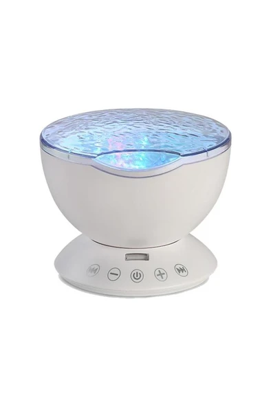 Quenlite OC-10 Okyanus Efektli Gece Lambası Sahne ve EV Işığı Eğlence Disko Parti Ev Muhteşem Işık - Resim 4