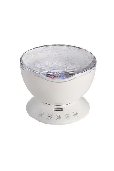 Quenlite OC-10 Okyanus Efektli Gece Lambası Sahne ve EV Işığı Eğlence Disko Parti Ev Muhteşem Işık - Resim 5