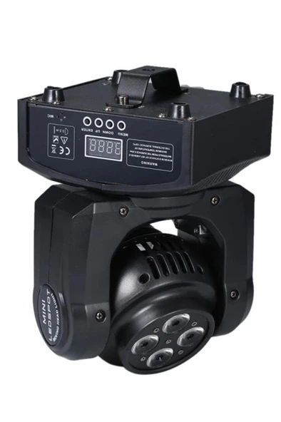 Quenlite Wash-207 DMX 512 Moving Head Hareketli Robot Sahne Işık Sistemi 70W RGBW - Resim 3