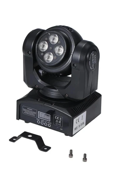 Quenlite Wash-207 DMX 512 Moving Head Hareketli Robot Sahne Işık Sistemi 70W RGBW ürün görseli 1