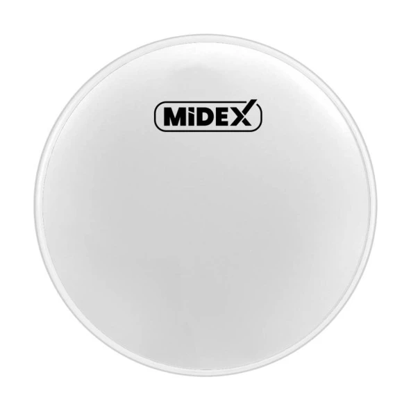 Midex DR-13WH Beyaz Renk 13 İnç Tom Bateri Davul Derisi Drumhead 13 inch (33.02 cm)