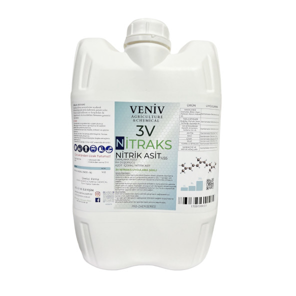 Veniv 3V Nitraks - %55'LİK Nitrik Asit 20L