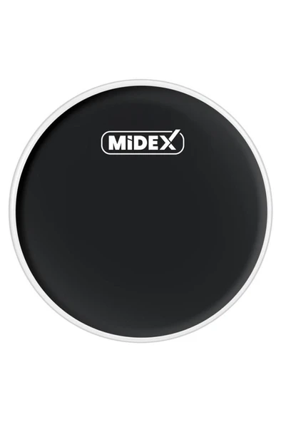 Midex DR-16BK Siyah Renk 16 İnç Tom Bateri Davul Derisi Drumhead 16'' inch (40.64 cm) ürün görseli