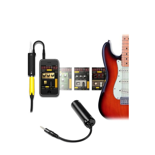 Midex İrig 6.3 mm Jack Girişli Enstrüman Mobil Cihaz Ara Birimi (İphone Android Uyumludur.) - 3