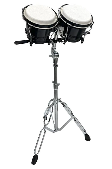 Midex BG-220ST Standlı Siyah Bongo Siam Meşesi Doğal Deri - Resim 2