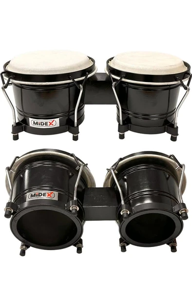 Midex BG-220 Siyah Bongo Siam Meşesi Doğal Deri - Resim 2